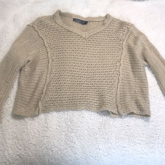 Beige knit top - Picture 1 of 2